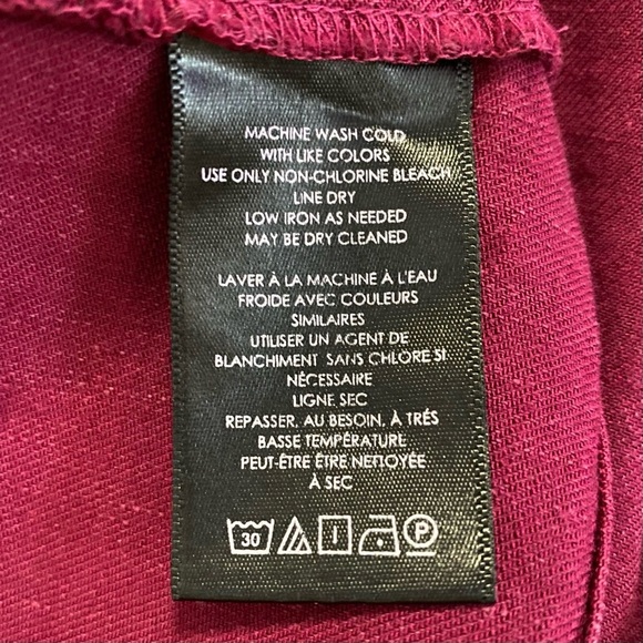 Anthropologie Square Neck Linen Blend Mini Cargo Stretch Dress 6 Burgundy Boho - Picture 9 of 13